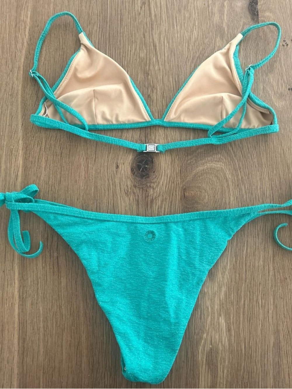 Rhythm Teal Bikini Trim with Nude Body - Picture 2 of 5